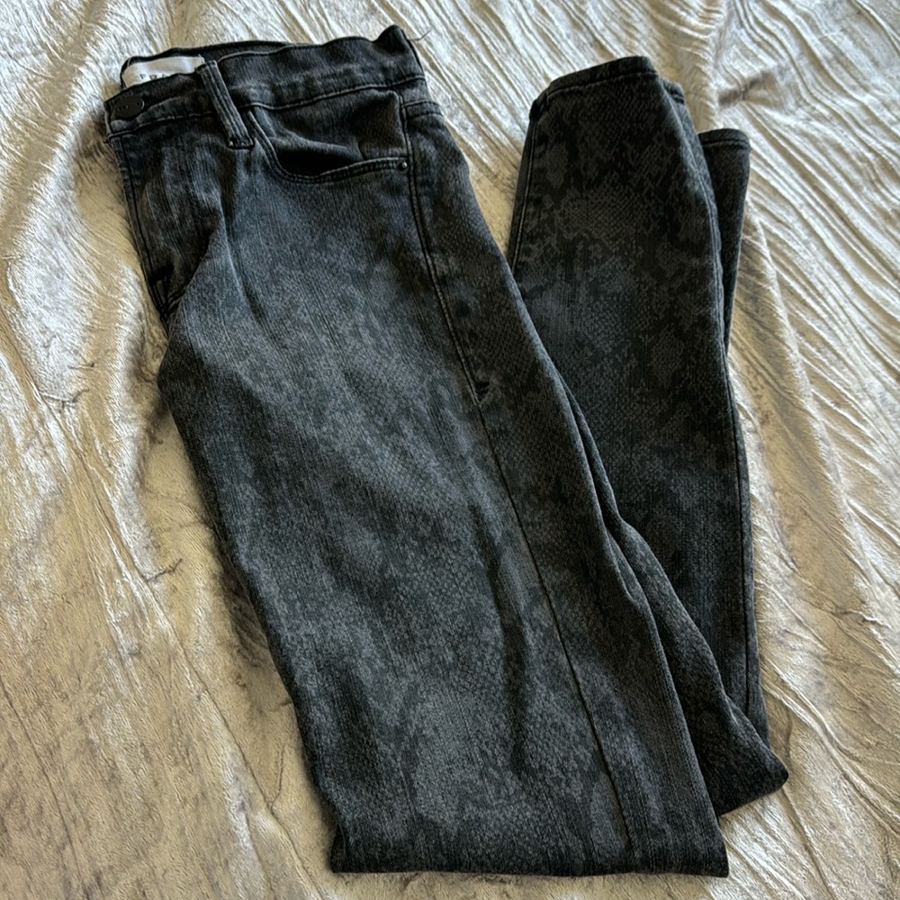 Frame Jeans snakeskin print